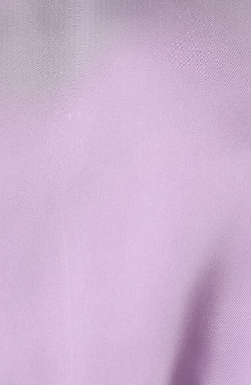 Petal And Pup Petal & Pup Emillia Balloon Sleeve Satin Minidress In Purple