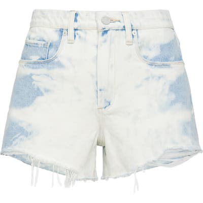 Blanknyc The Barrow High Waist Cutoff Denim Shorts, White