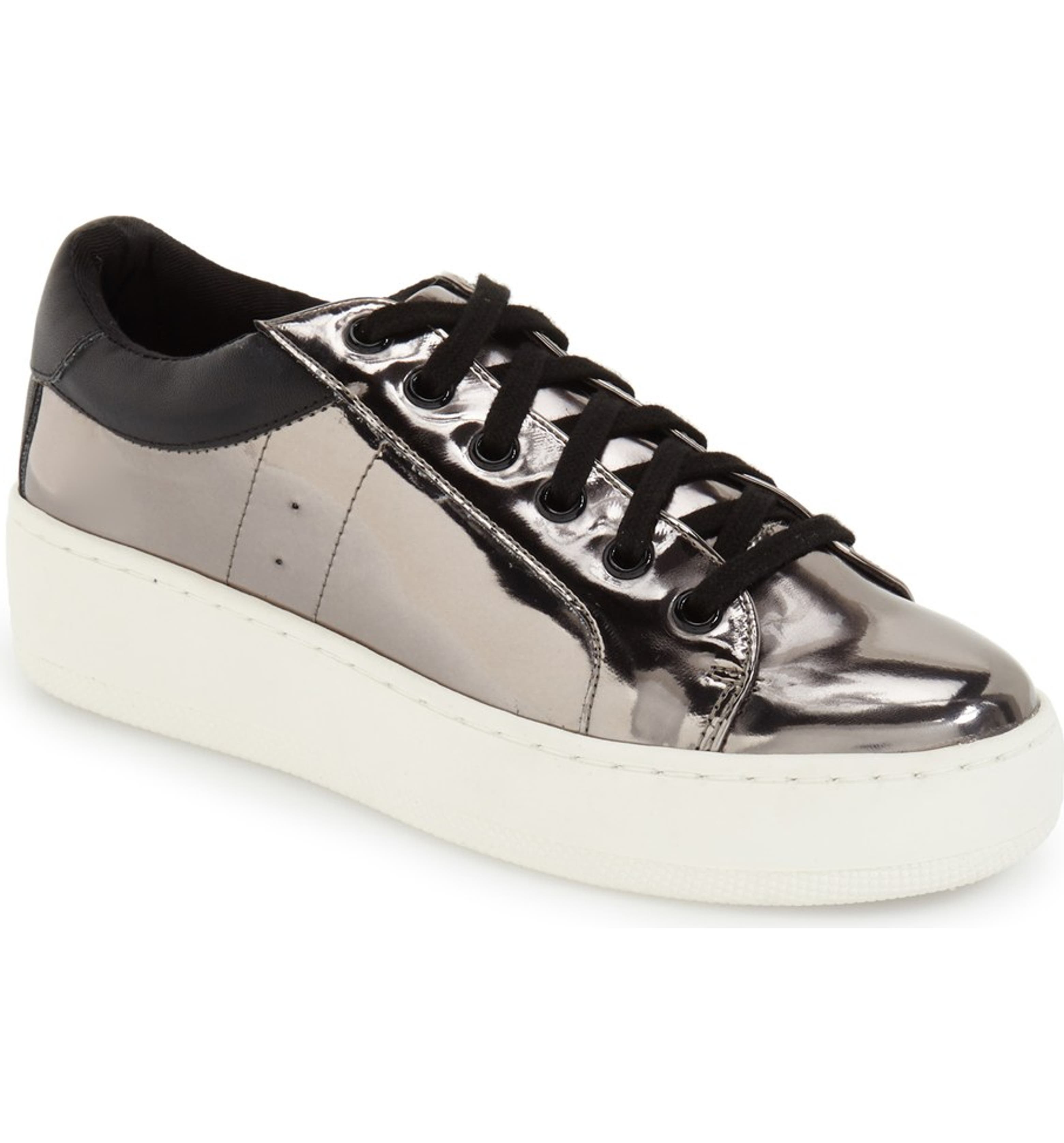 Steve Madden Bertie Metallic Platform Sneaker (Women) | Nordstrom