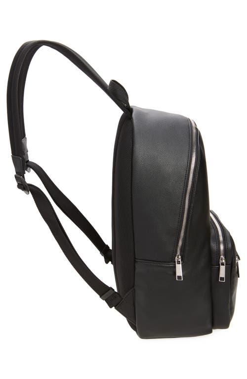 Shop Hugo Ray Faux Leather Backpack In Black