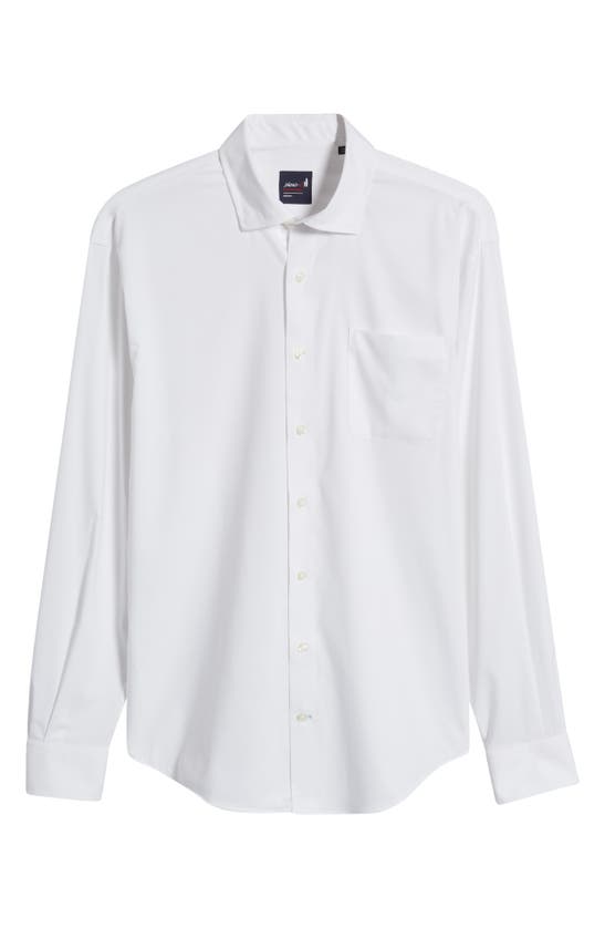 Shop Johnnie-o Tradd Button-up Shirt In White