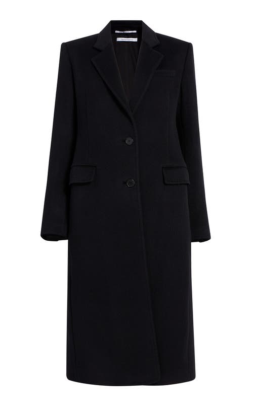Shop Another Tomorrow Tailored Coat In Black
