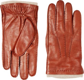 Bruno Magli Cashmere Lined Leather Gloves Nordstrom