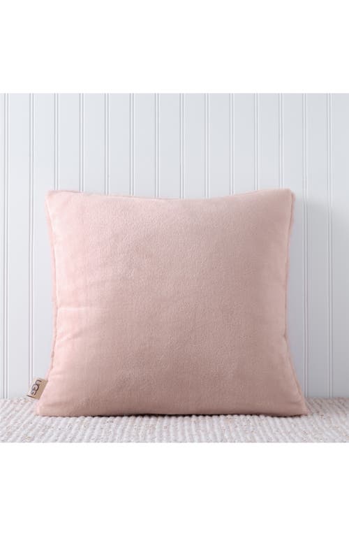 UGG(R) Coastline Faux Fur Pillow in Rose Tint