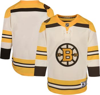 Outerstuff Youth White Boston Bruins 100th Anniversary Premier Jersey