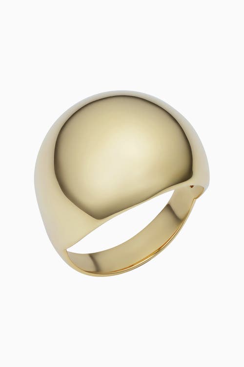 Shop Oradina 14k Yellow Gold Bold Cupola Ring