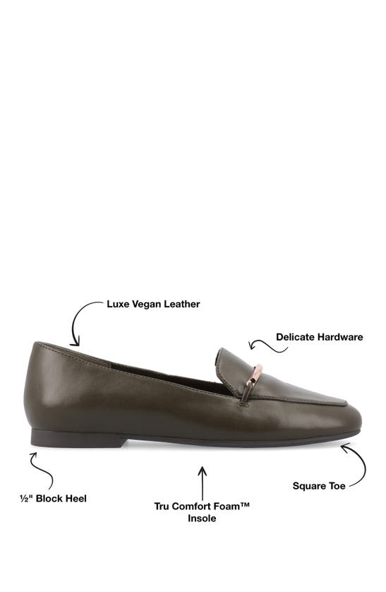 Shop Journee Collection Wrenn Loafer In Olive