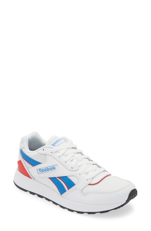 Shop Reebok Gl1000 Sneaker In White/blue/red