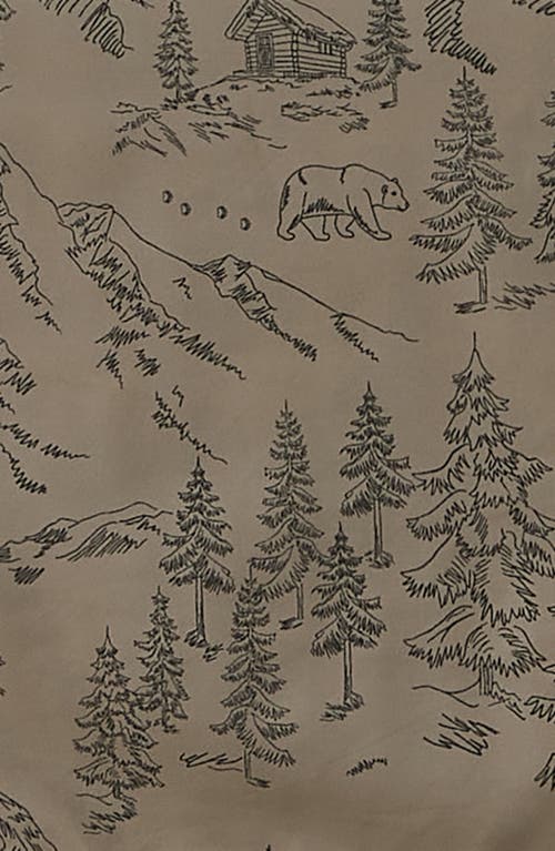 Woven & Weft Lodge Print Sheet Set In Bear Mountain