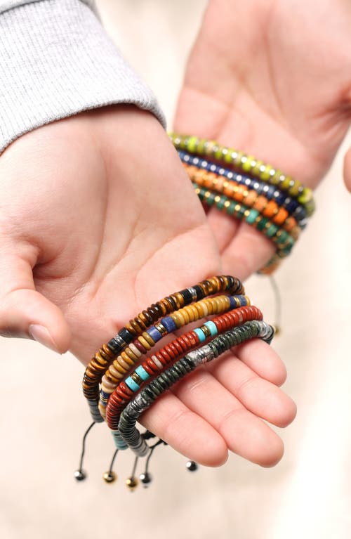 Bling Jewelry Chakra Bolo Bracelet In Red