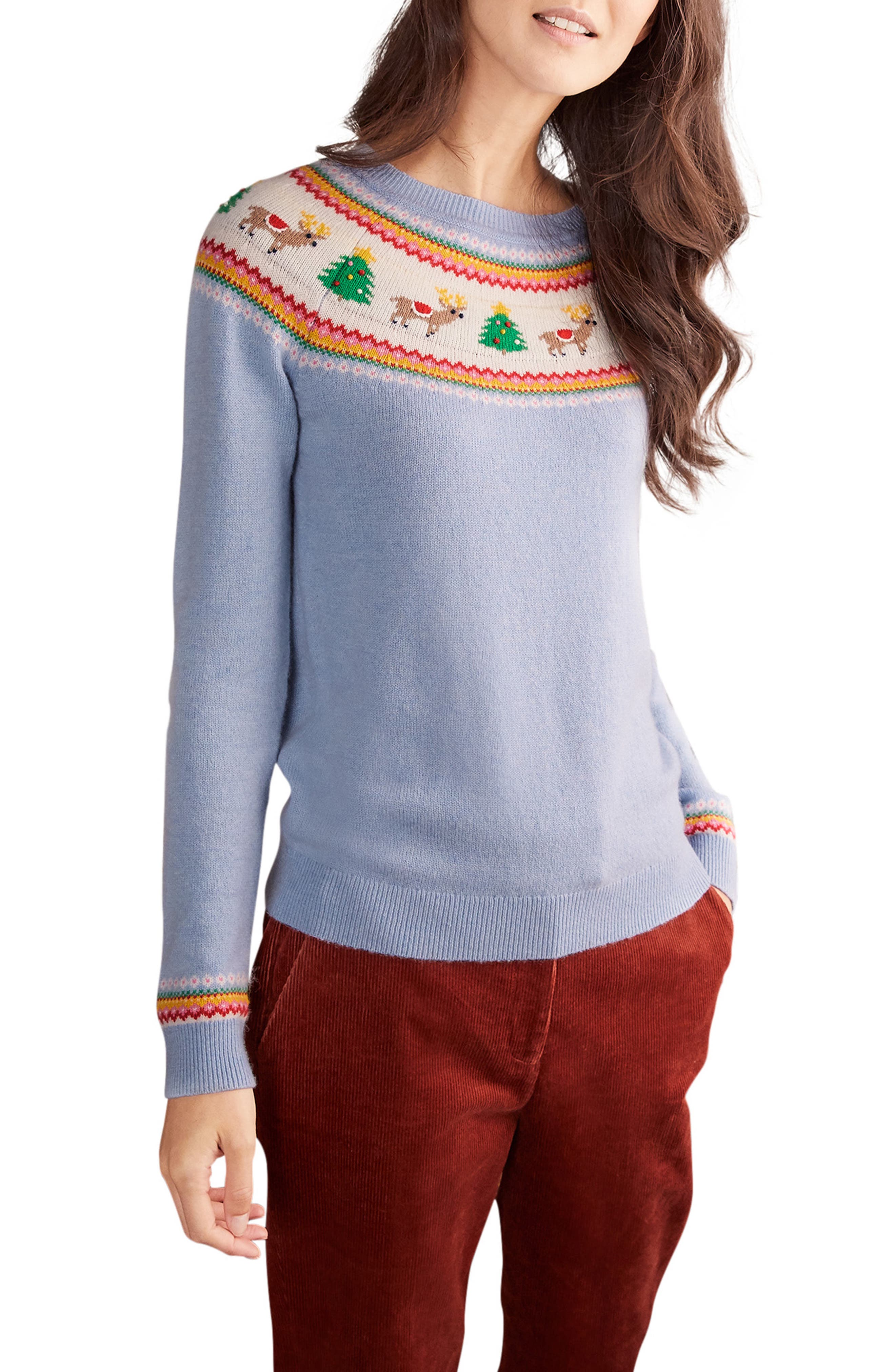 boden reindeer sweater