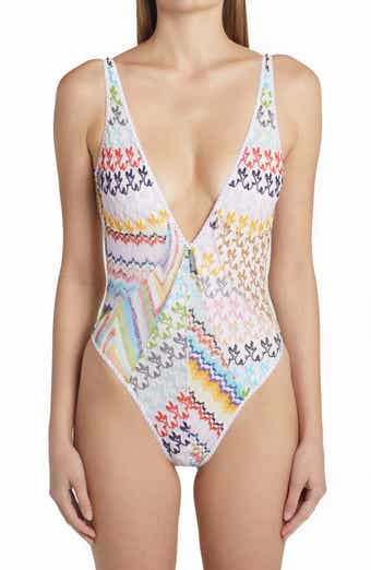 Monogram Gradient Cut-Out One-Piece Swimsuit - Women - Ready-to-Wear