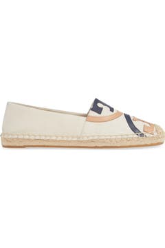 Tory Burch Poppy Logo Espadrille Flat (Women) | Nordstrom