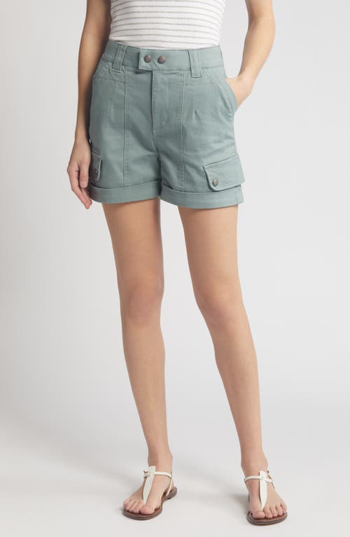 'Ab'Solution Skyrise Utility Shorts in Dusty Slate