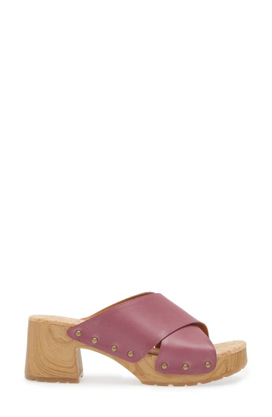 Shop Kork-ease ® Tatum Slide Sandal In Purple Leather