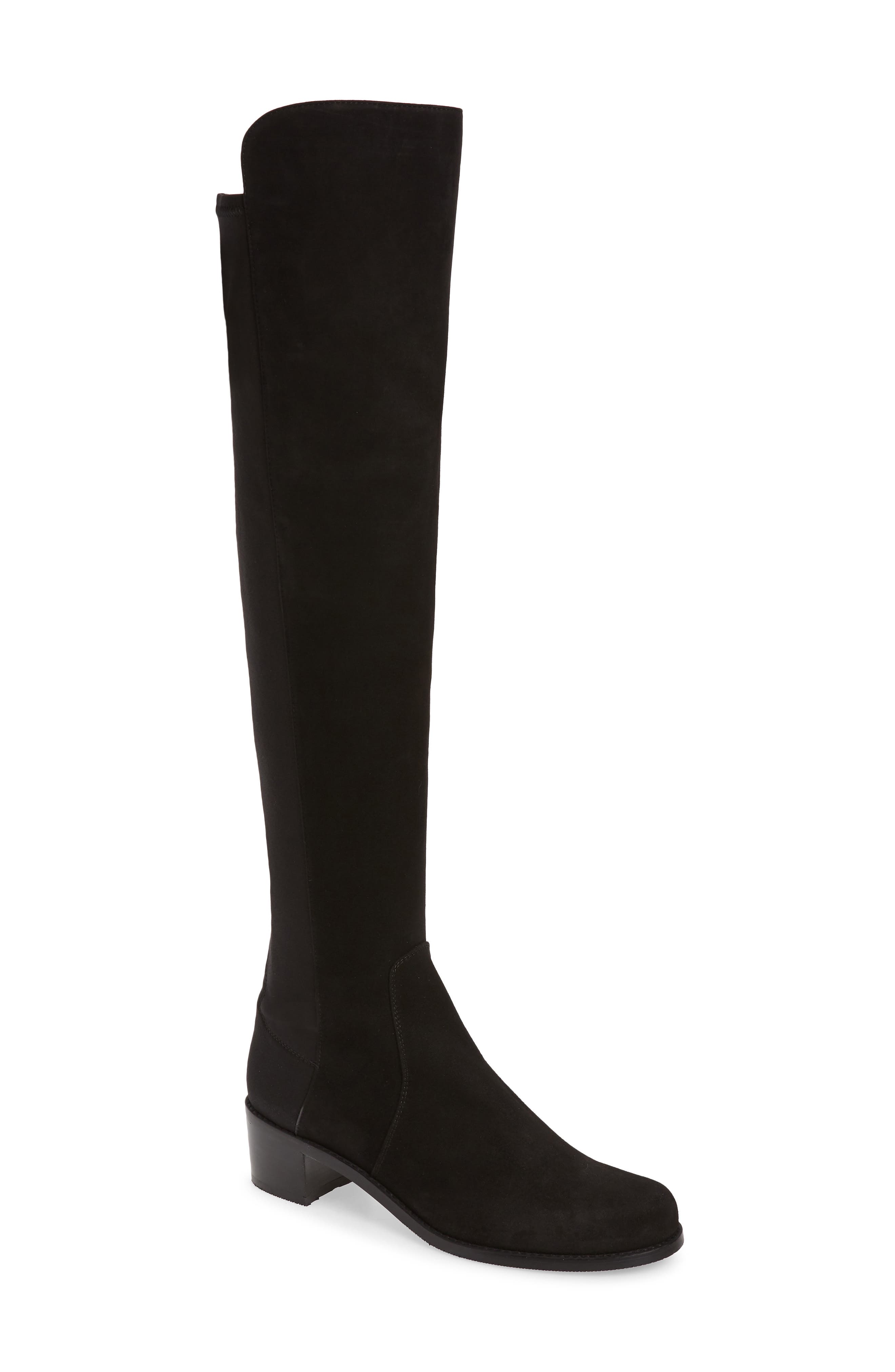 stuart weitzman reserve stretch suede boots