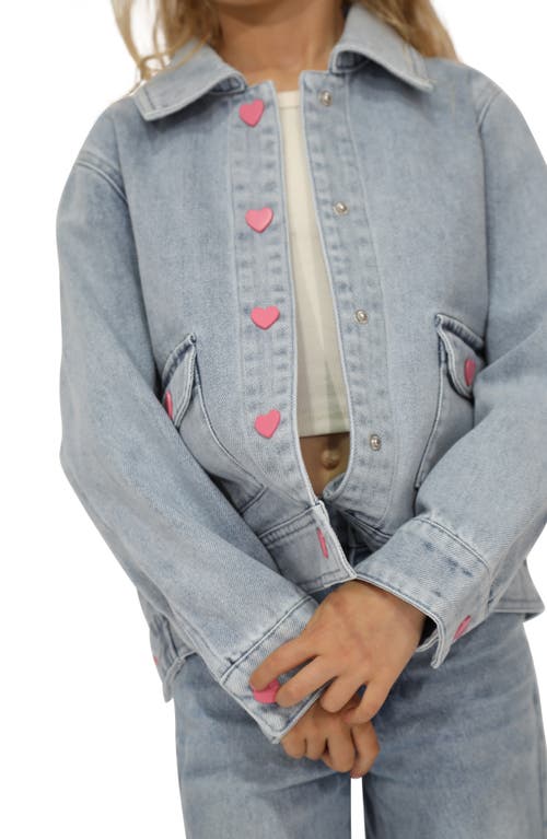 Belle & Bloom Sweet Like Me Denim Jacket In Stonewash