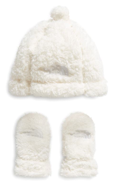 The North Face Suave Hat & Mittens Gift Set in Gardenia White at Nordstrom, Size 0-6 M