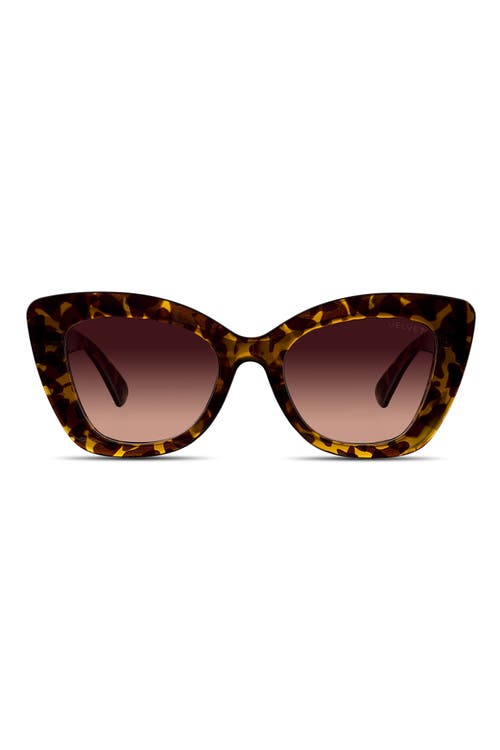 Velvet Eyewear Maya Sunglasses In Brown