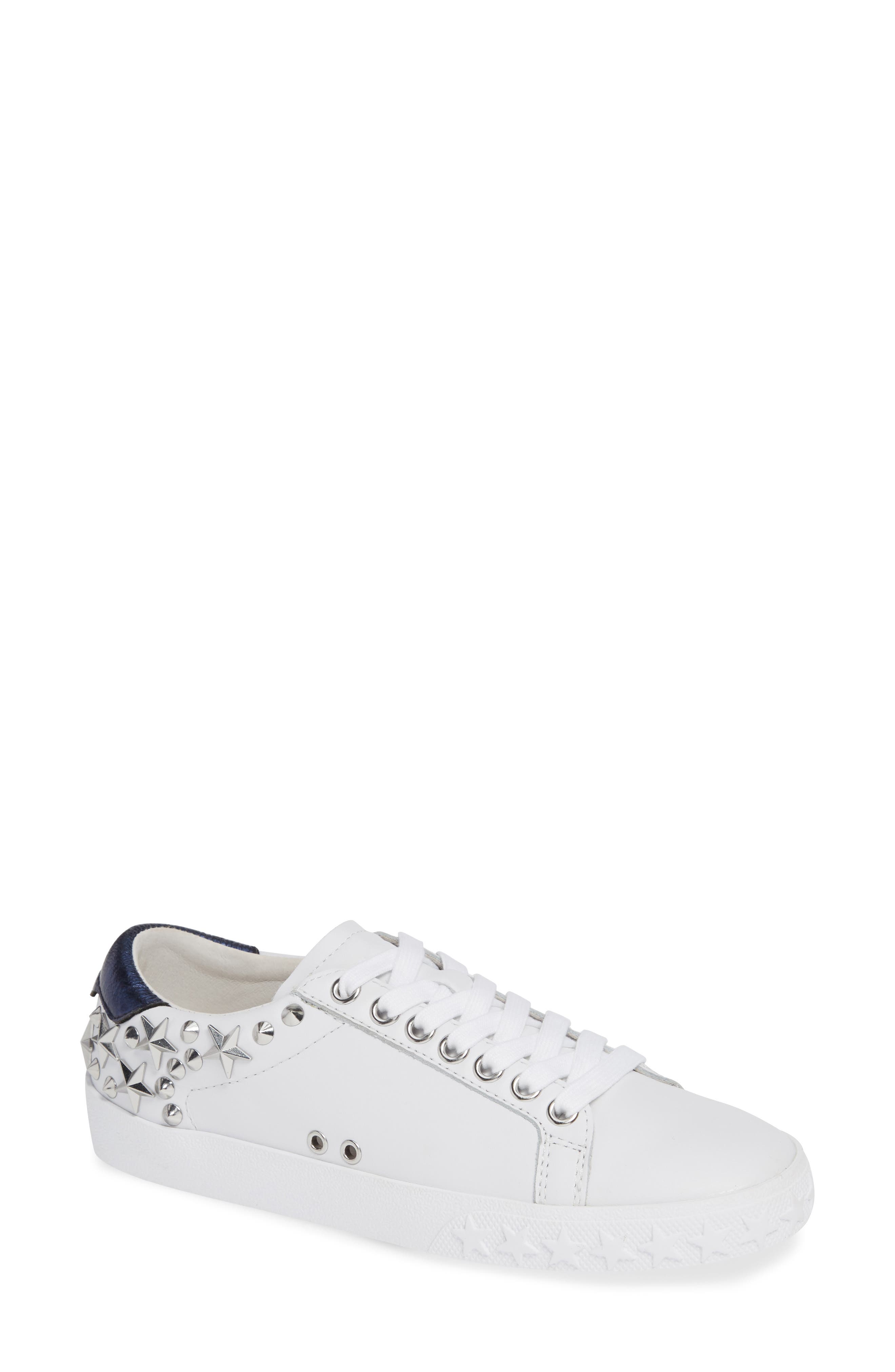 ash dazed star & stud leather sneakers
