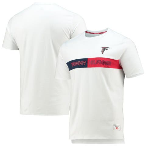 Atlanta Falcons Tommy Hilfiger Color Block Polo - Red/Black