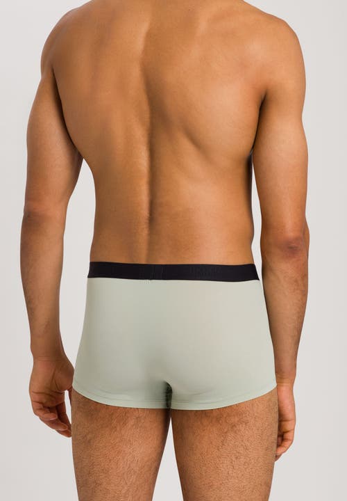 Hanro Micro Touch Boxer Brief In Mineral Green