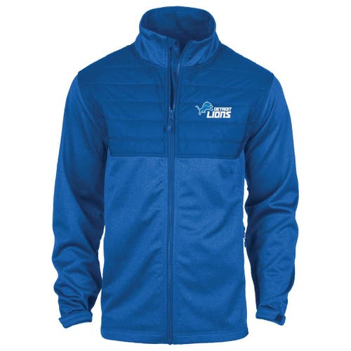Men's Dunbrooke Detroit Lions Detroit Lions Explorer Tech Full-Zip Jacket in Heather Gray