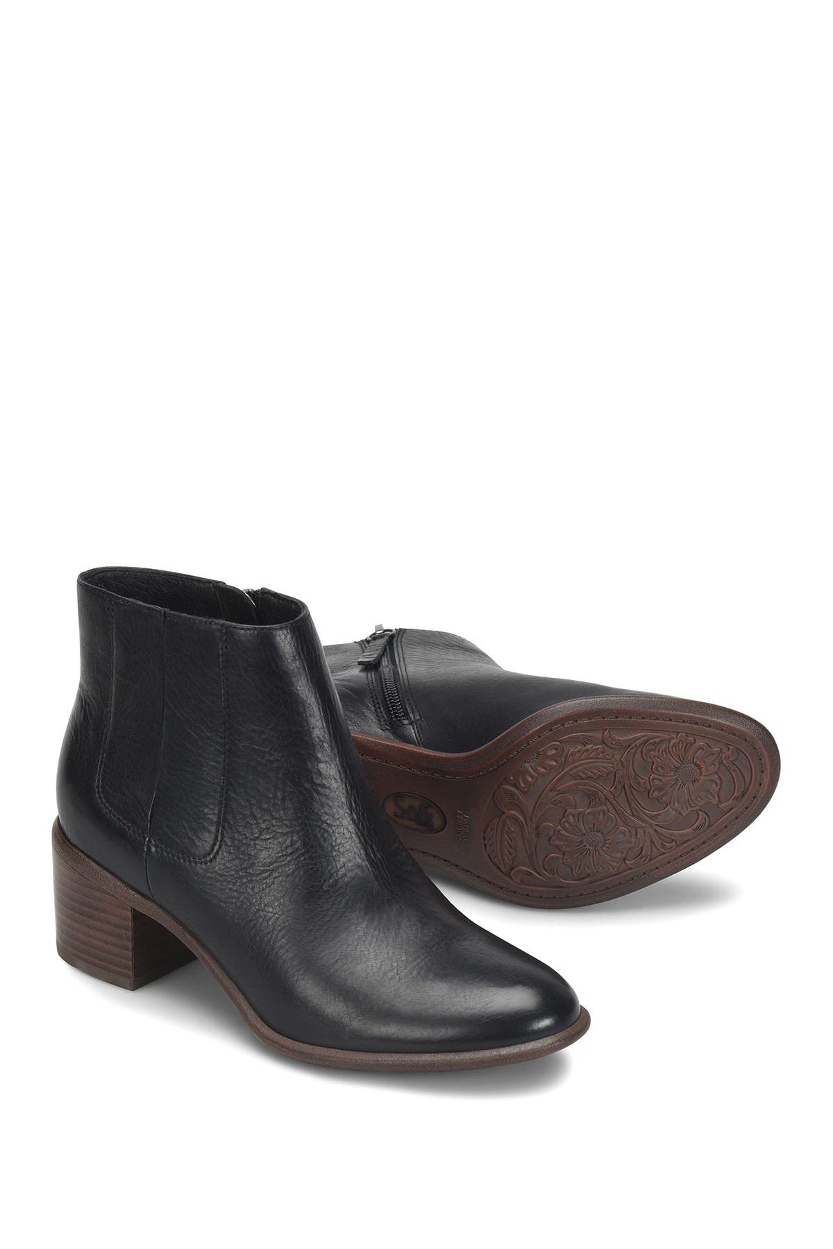 Sofft | Pueblo Leather Block Heel Boot 