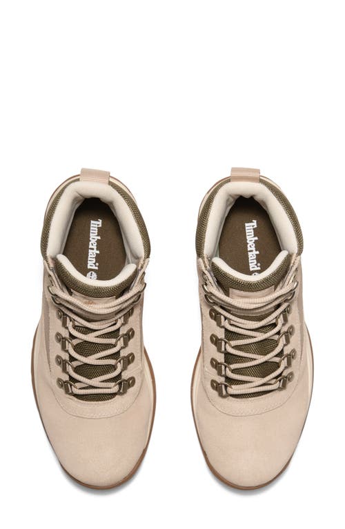 Timberland Ledge Mid Waterproof Hiking Boot In Light Beige Suede