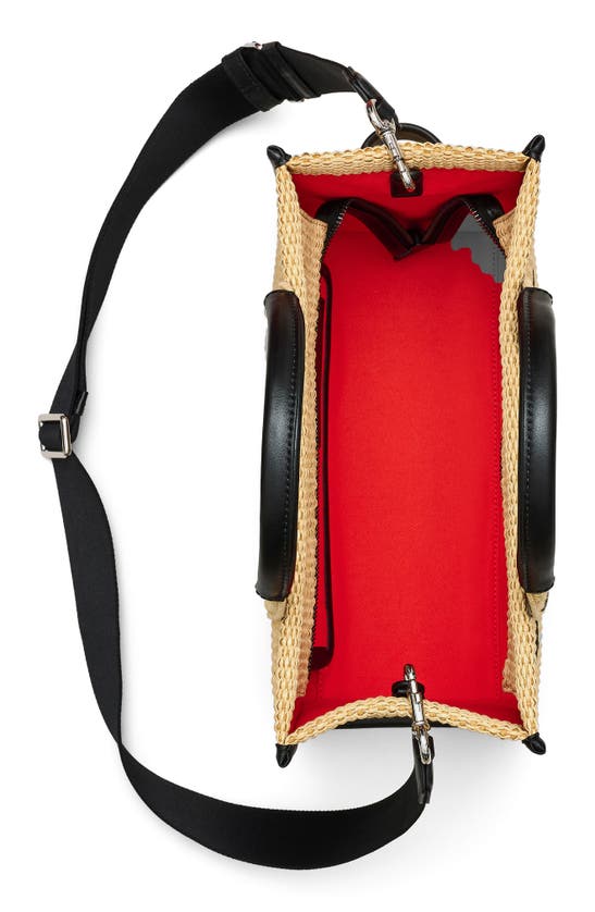 Marc Jacobs The Medium Woven Top Handle Bag In Natural