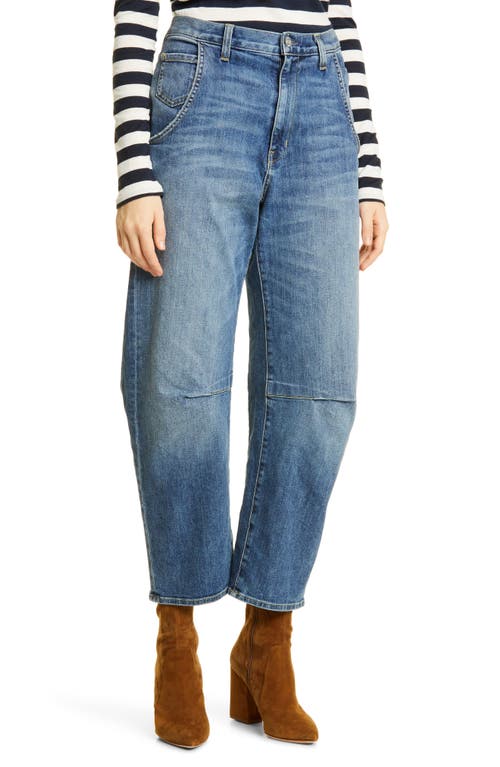 Nili Lotan Emerson High Waist Wide Leg Jeans Classic Wash at Nordstrom,