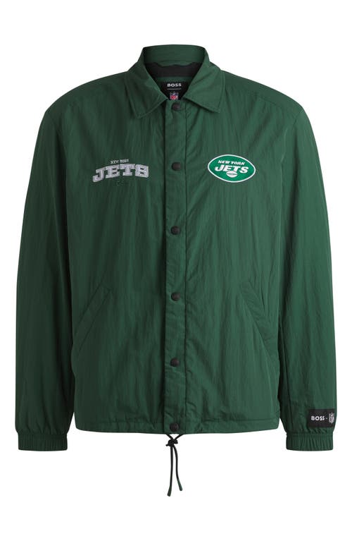 Shop Hugo Boss Boss X Nfl Otto Jacket In New York Jets