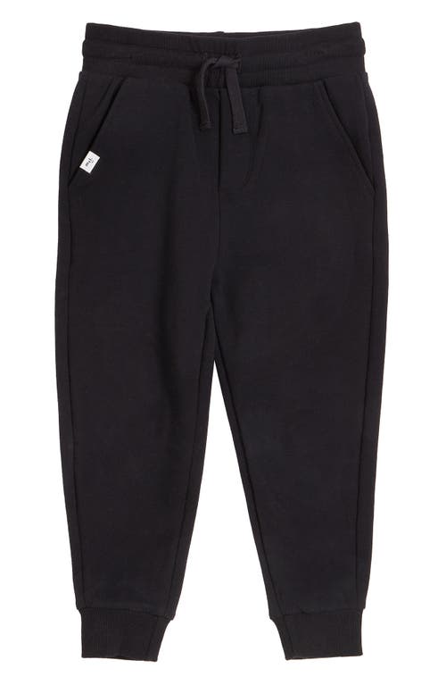 MILES THE LABEL Kids' Knit Joggers in 900 Black at Nordstrom, Size 4