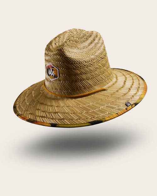 Shop Hemlock Woodstock Straw Lifeguard Hat In Sunflower