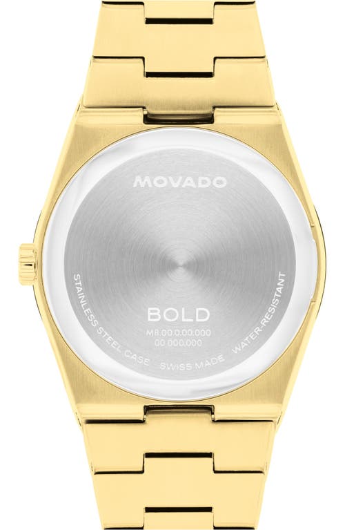 MOVADO MOVADO BOLD QUEST BRACELET WATCH, 35MM 