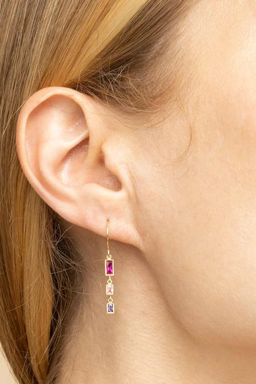 Oradina Women's 14k Yellow Gold, Multistone Fresco Drop Earrings In Yellow Gold