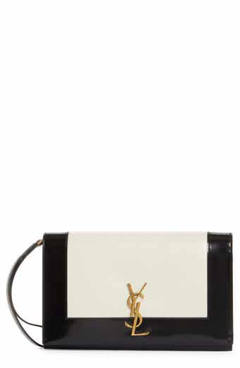 NWT! Saint Laurent YSL Mini PAC PAC In Shearling and Leather Phone Bag  675343