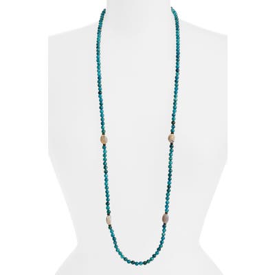 Armenta New World Apatite & Opal Beaded Long Necklace