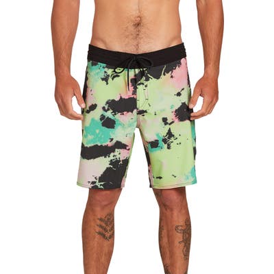 Volcom Bolinas Stoney 19 Board Shorts, Green