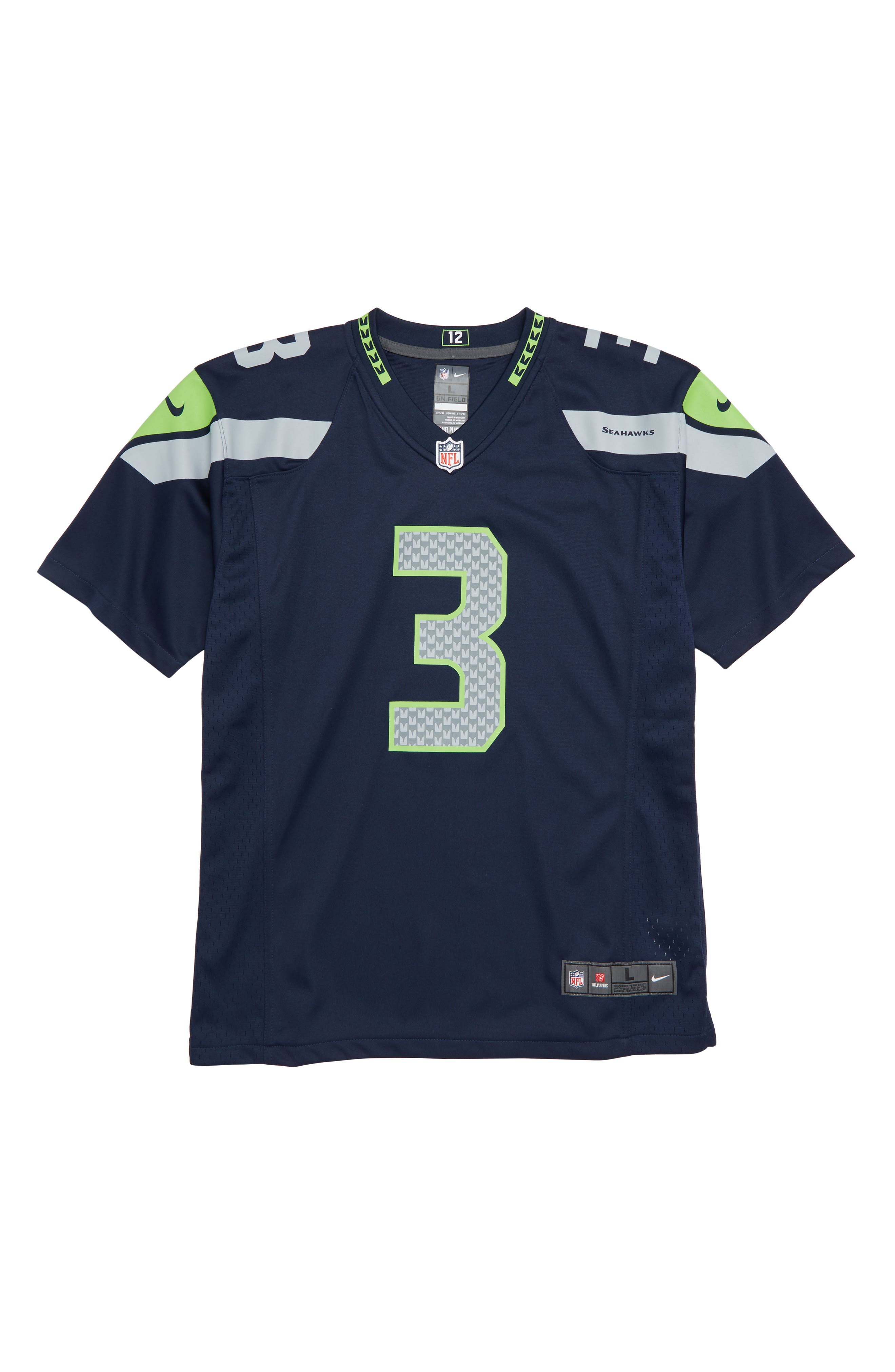 seattle seahawks russell wilson youth jersey