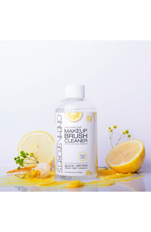 Shop Cinema Secrets Makeup Brush Cleaner In Lemon
