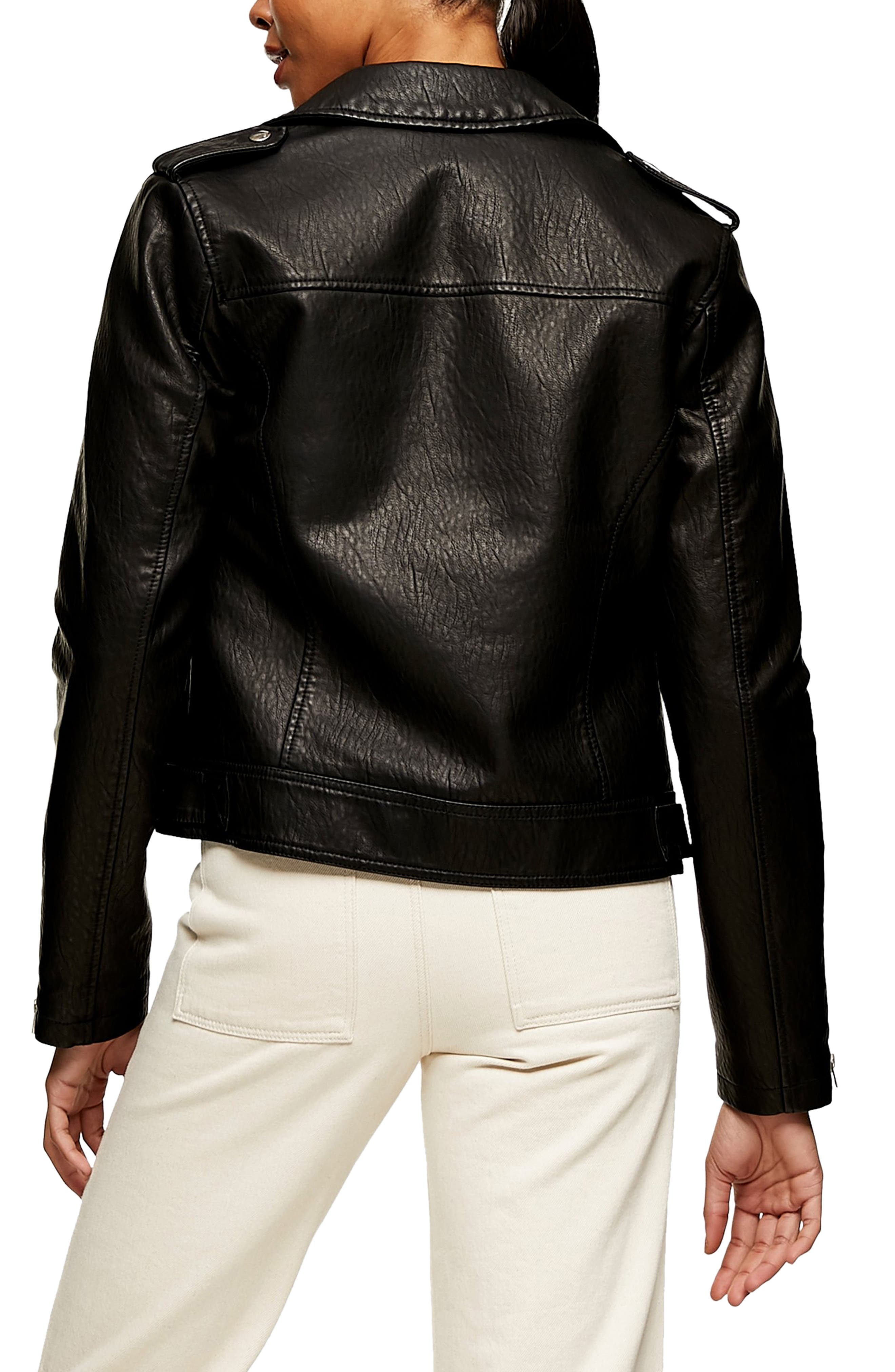 nordstrom leather jacket women's