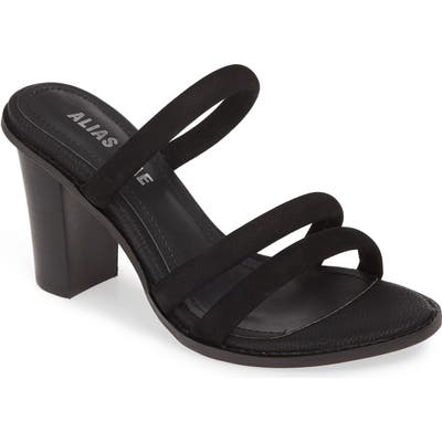 Alias Mae Evita Strappy Slide Sandal, Black