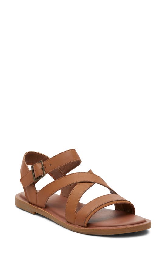 Shop Toms Sloane Ankle Strap Sandal In Brown