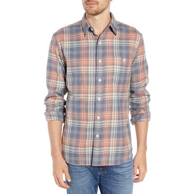 Faherty Seaview Regular Fit Stretch Flannel Shirt
