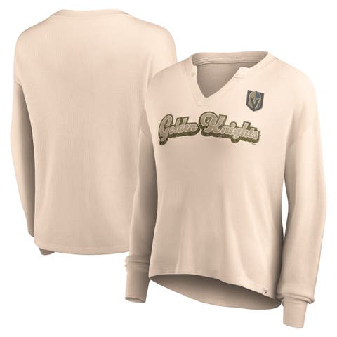 47 Women's Milwaukee Brewers Cream Retro Daze 3/4 Raglan Long Sleeve T-Shirt