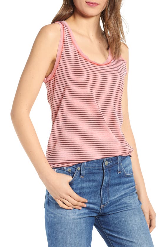AG CAMBRIA STRIPE FITTED TANK,RIF70754