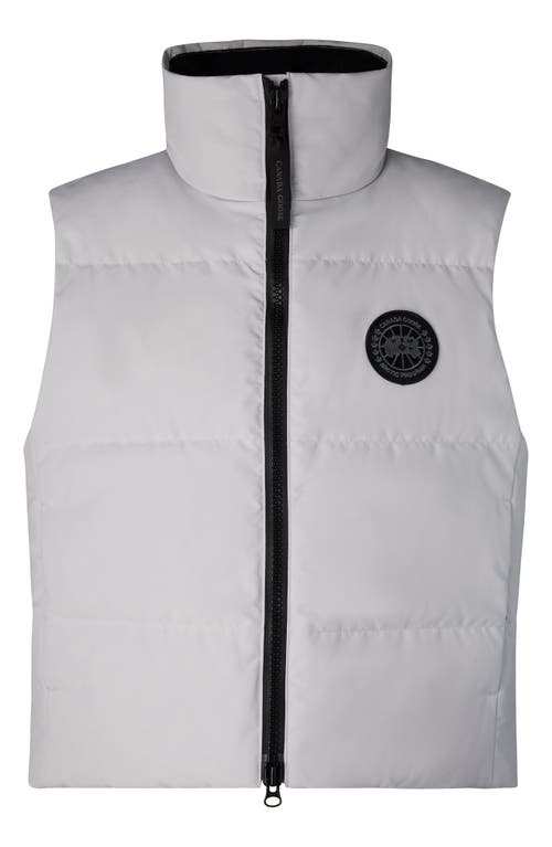 Canada Goose Grandview Cropped Down Jacket In Silverbirch