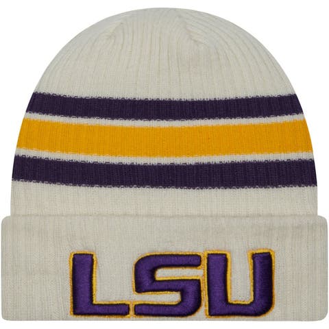 Men's New Era White/Purple LSU Tigers Retro Sport 9FIFTY Snapback Hat