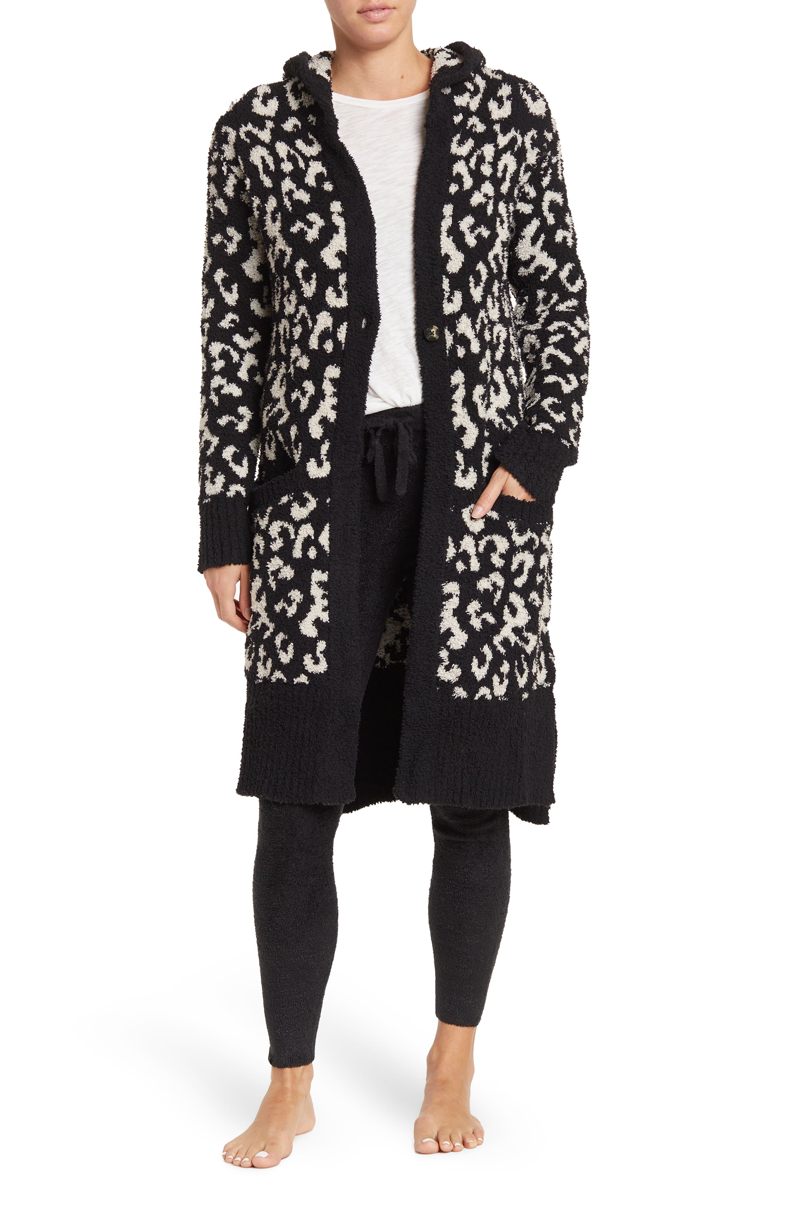 ugg leopard cardigan